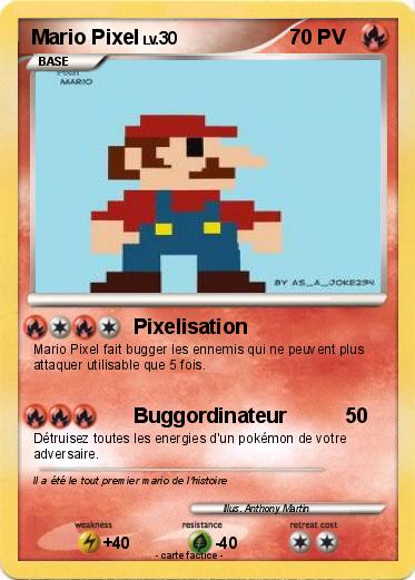 Pokemon Mario Pixel
