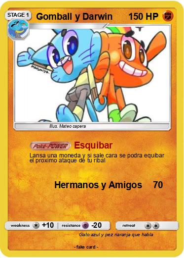 Pokemon Gomball y Darwin
