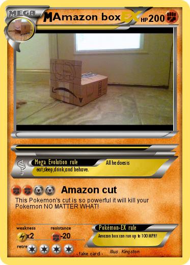 Pokemon Amazon box