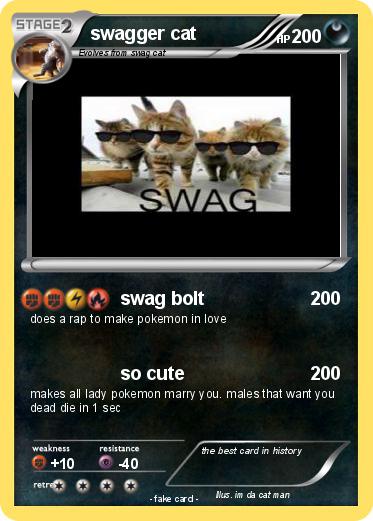 Pokemon swagger cat