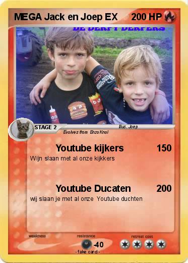 Pokemon MEGA Jack en Joep EX