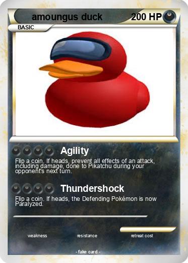 Pokemon amoungus duck