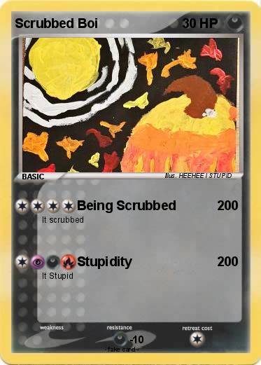 Pokemon Scrubbed Boi