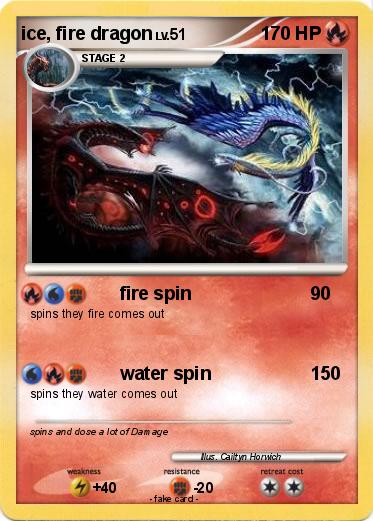 Pokemon ice, fire dragon
