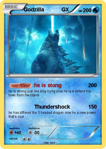 Pokemon Godzilla            GX