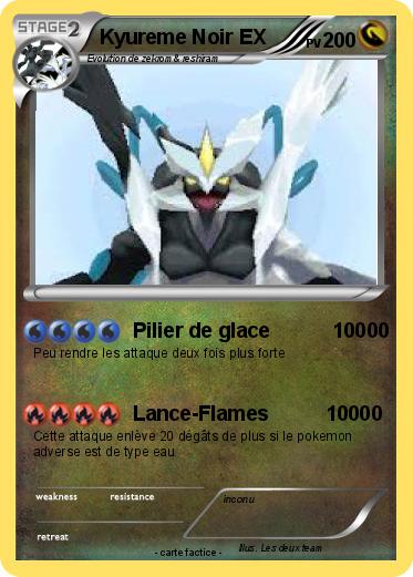 Pokemon Kyureme Noir EX