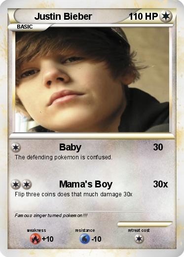 Pokemon Justin Bieber