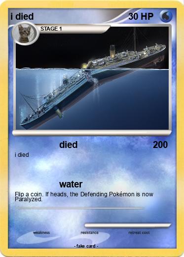 Pokemon i died
