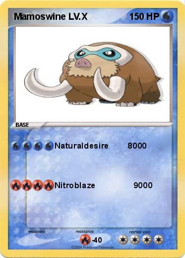Pokemon Mamoswine LV.X