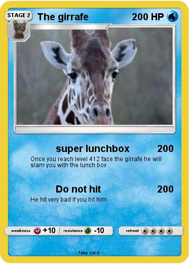 Pokemon The girrafe