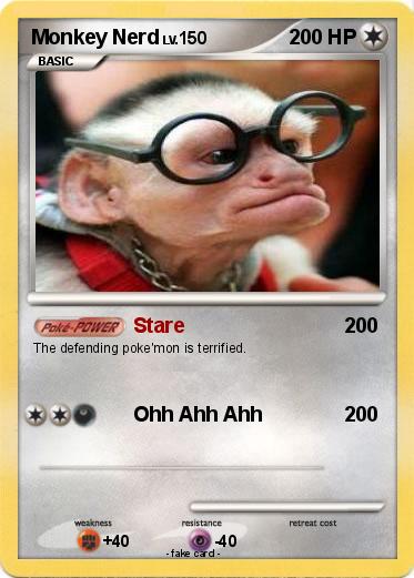 Pokemon Monkey Nerd