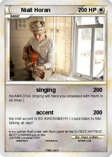 Pokemon Niall Horan
