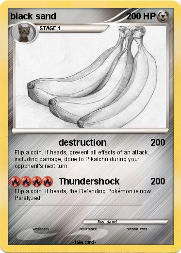 Pokemon black sand