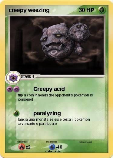 Pokemon creepy weezing