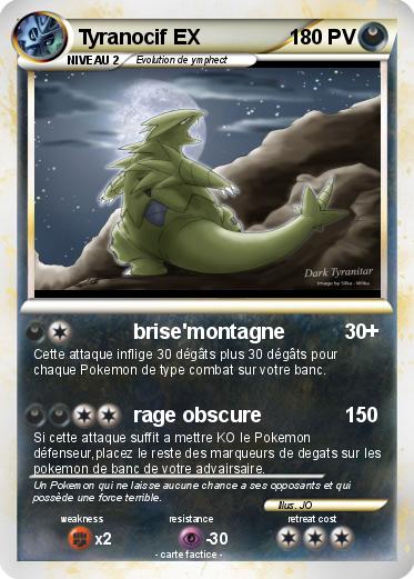 Pokemon Tyranocif EX