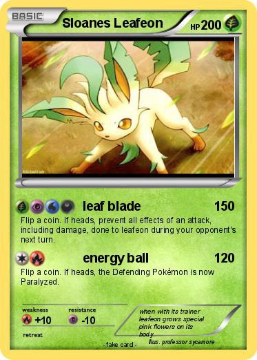 Pokemon Sloanes Leafeon