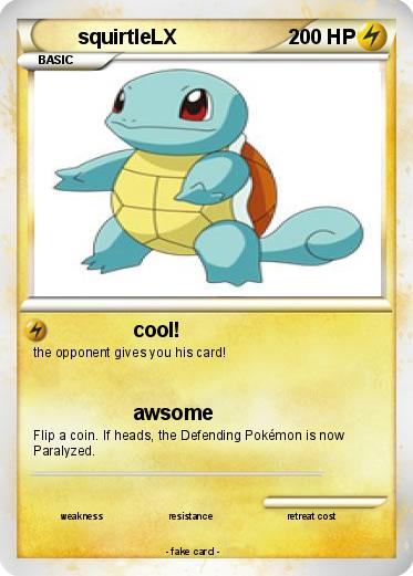 Pokemon squirtleLX