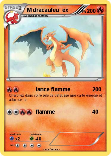 Pokemon M dracaufeu  ex
