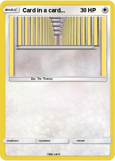 Pokemon Card in a card...
