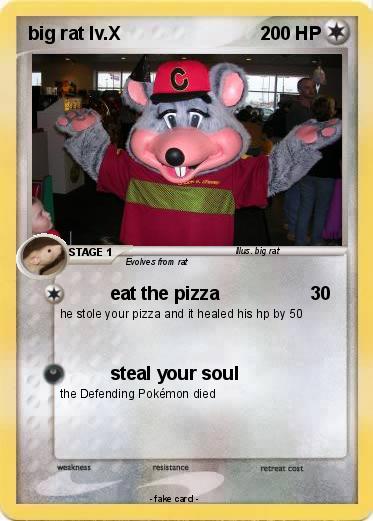 Pokemon big rat lv.X