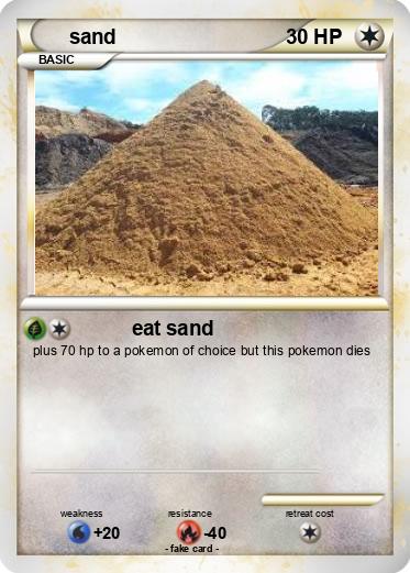 Pokemon sand