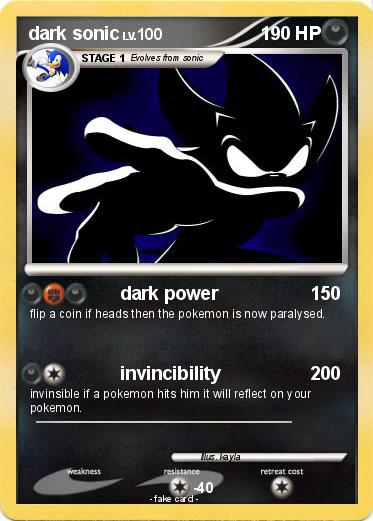 Pokemon dark sonic