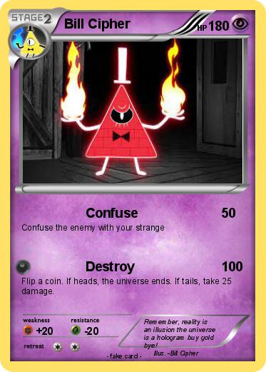 Pokemon Bill Cipher