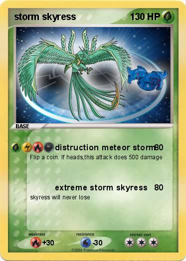 Pokemon storm skyress