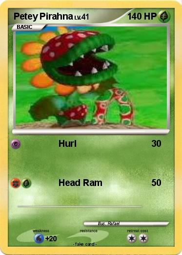 Pokemon Petey Pirahna