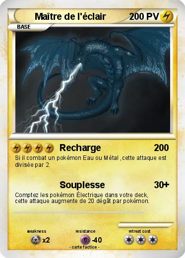 Pokemon Maître de l'éclair