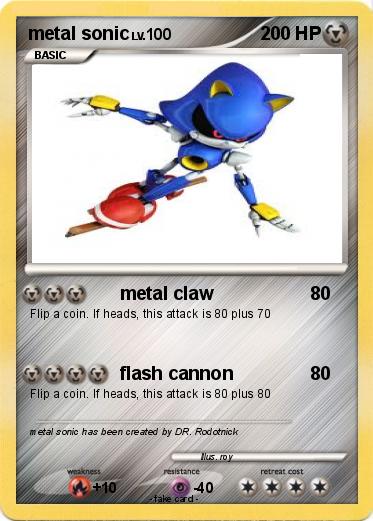 Pokemon metal sonic