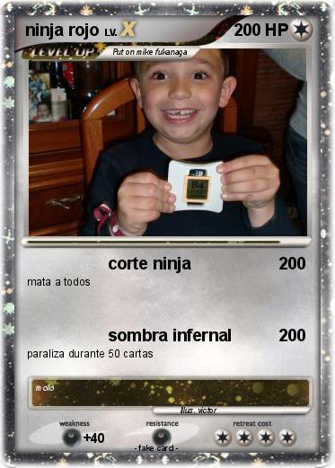 Pokemon ninja rojo