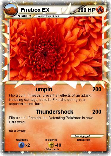 Pokemon Firebox EX