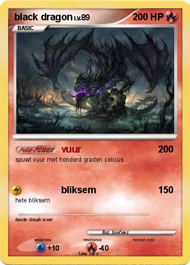 Pokemon black dragon