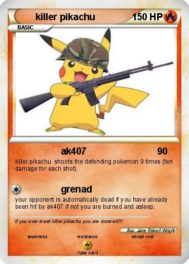 Pokemon killer pikachu