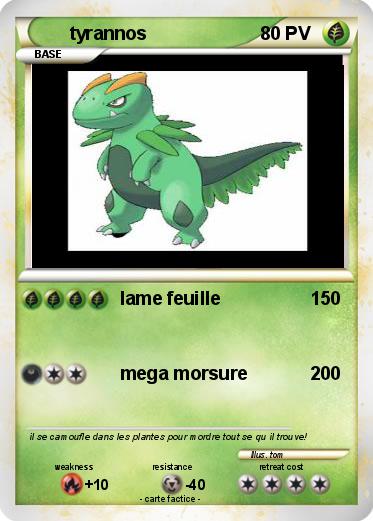 Pokemon tyrannos