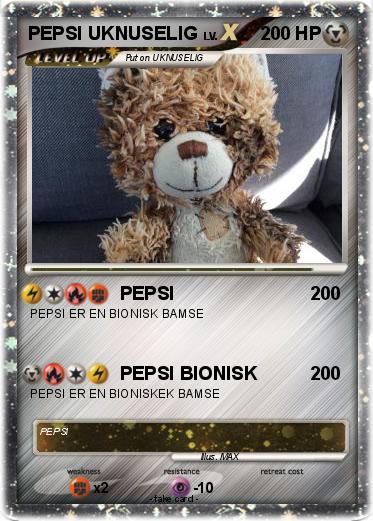 Pokemon PEPSI UKNUSELIG