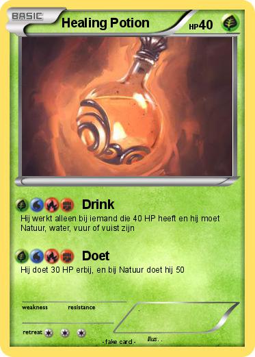 Pokemon Healing Potion