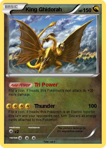 Pokemon King Ghidorah
