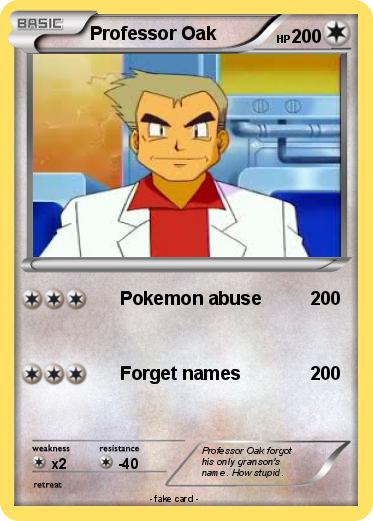Pokemon Professor Oak