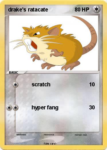 Pokemon drake's ratacate