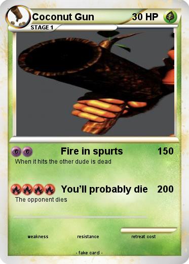 Pokemon Coconut Gun