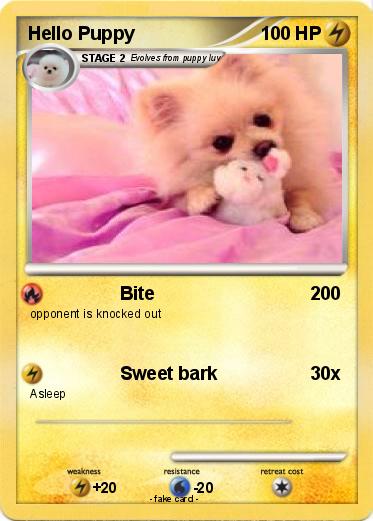 Pokemon Hello Puppy