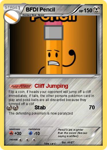 Pokemon BFDI Pencil