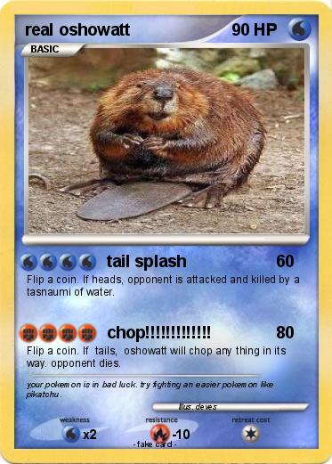 Pokemon real oshowatt