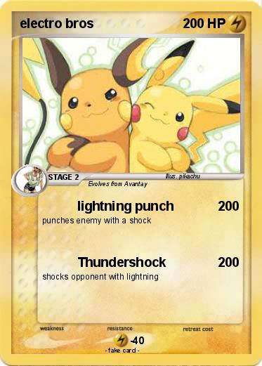 Pokemon electro bros
