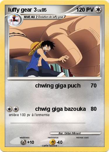 Pokemon luffy gear 3