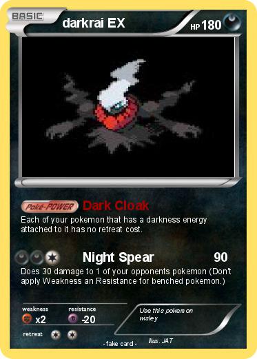 Pokemon darkrai EX