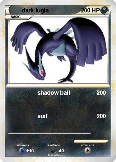 Pokemon dark lugia