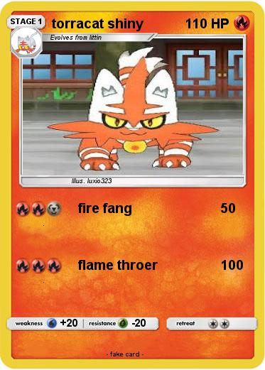 Pokemon torracat shiny